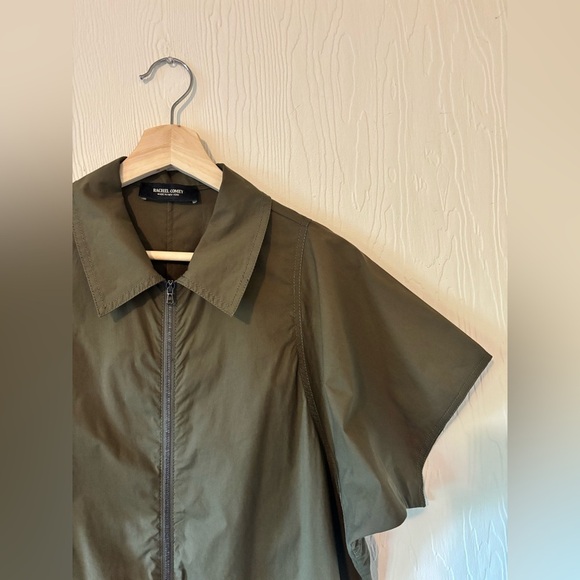 Rachel Comey Green Poplin Barrie Zip Up Boiler Suit Jumpsuit Cotton Oversized - Picture 12 of 17